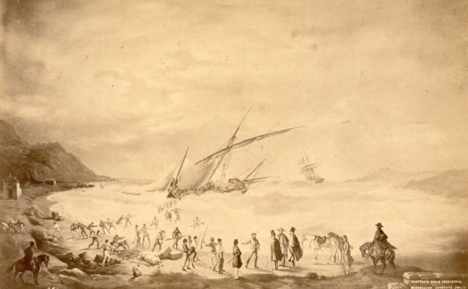 Anteprima diShipwreck of the Garibaldi's troop in Baratti 1867